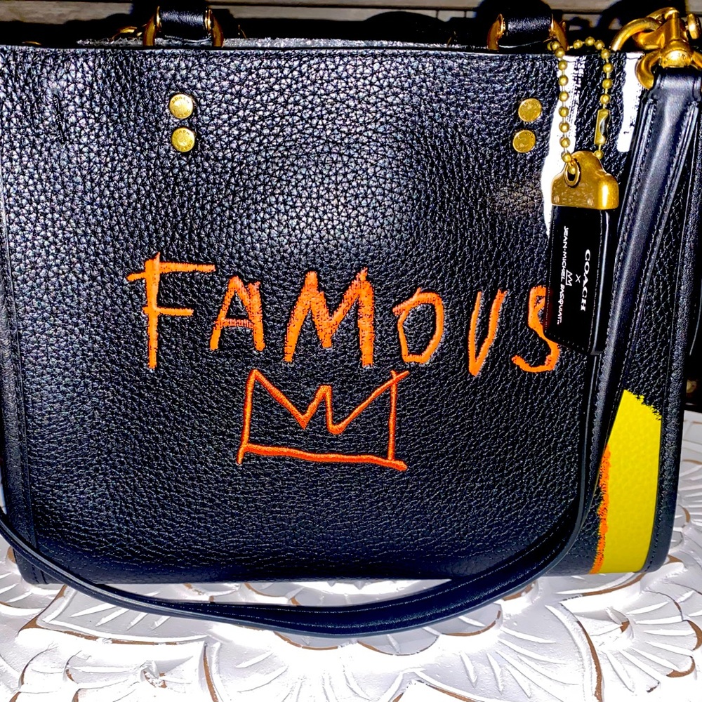 Coach John-Michel Basquiat tote. Black.
